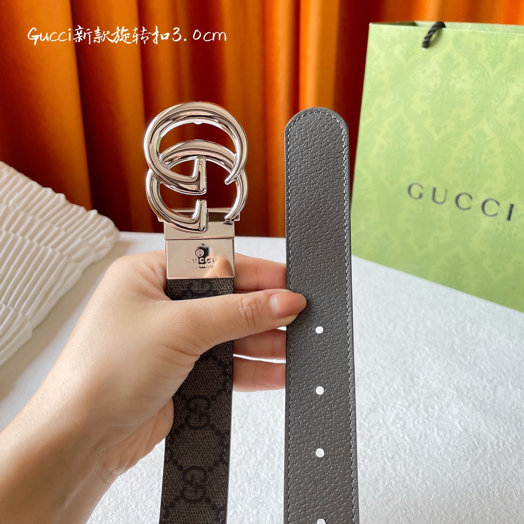 Gucci.古驰全套包装一面新款灰黑