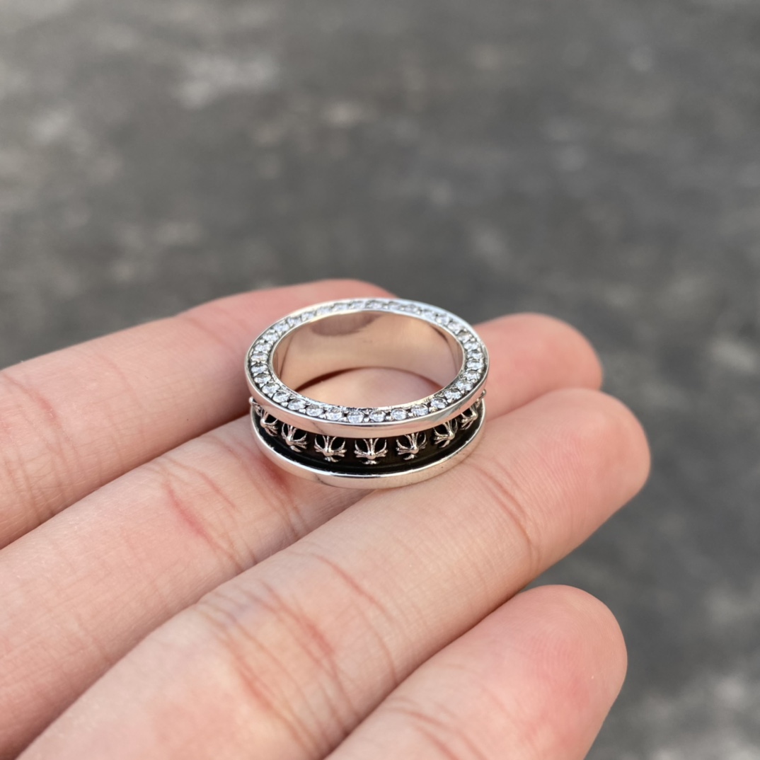 Rings, 925 silver with diamond customization