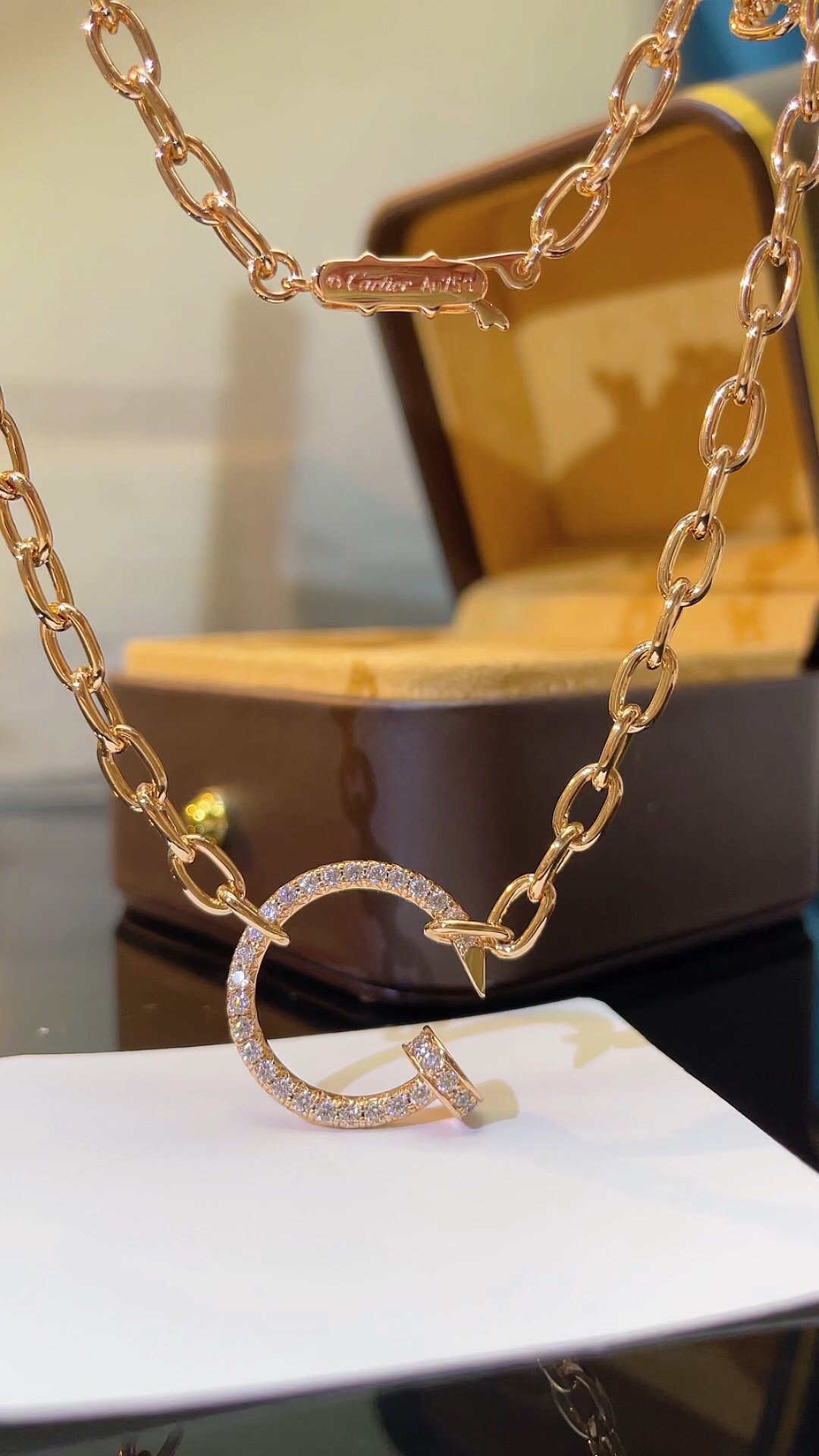 Cartier Cartier卡地亚 气质款钉子项链粗链条款