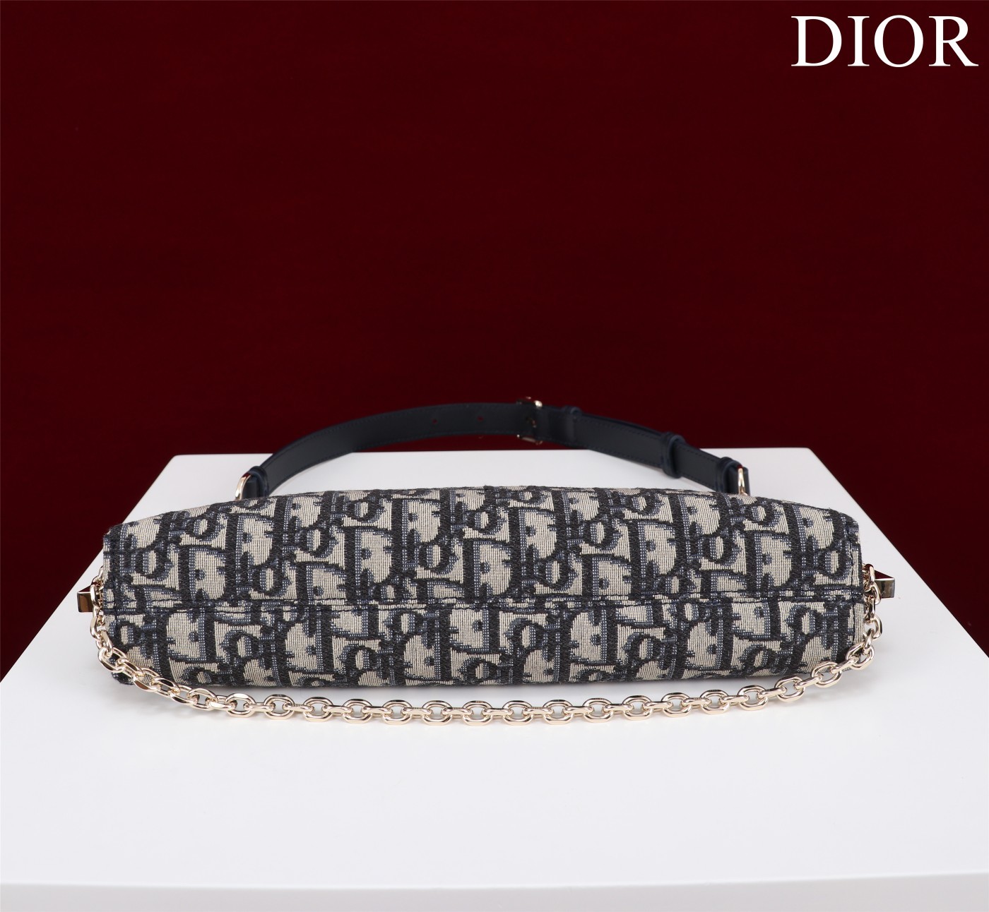 迪奥Dior顶级进口原厂刺绣单肩斜挂包se32x146.5cm