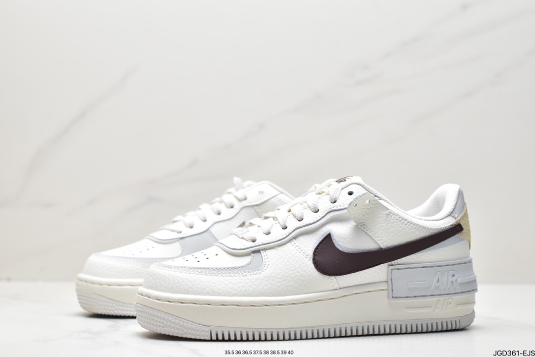 180 Nike Air Force 1 Shadow 新配色轻量增高低帮FD0804-100