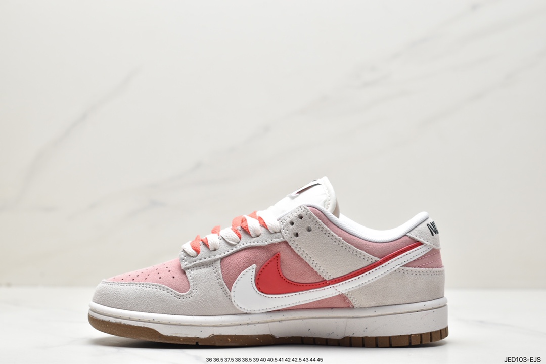 150 SB Dunk Low SE”85 Double Swoosh/Grey/Pink/Rabbit”扣篮板鞋“麂皮浅灰粉红双钩小兔”DO9457-117