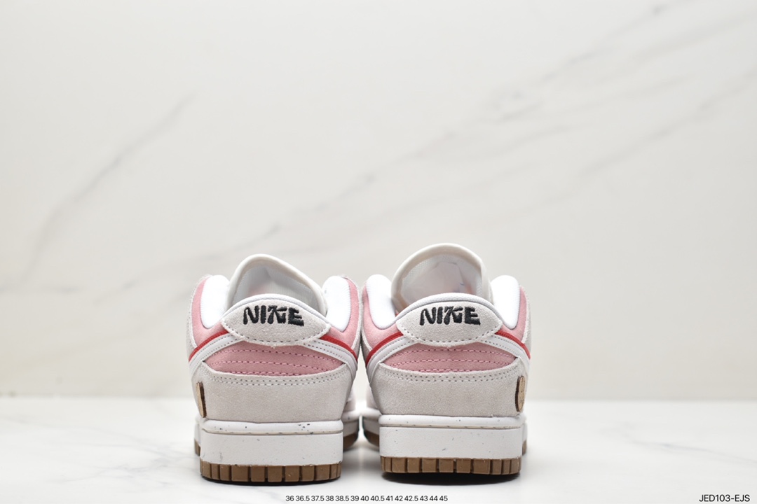 150 SB Dunk Low SE”85 Double Swoosh/Grey/Pink/Rabbit”扣篮板鞋“麂皮浅灰粉红双钩小兔”DO9457-117