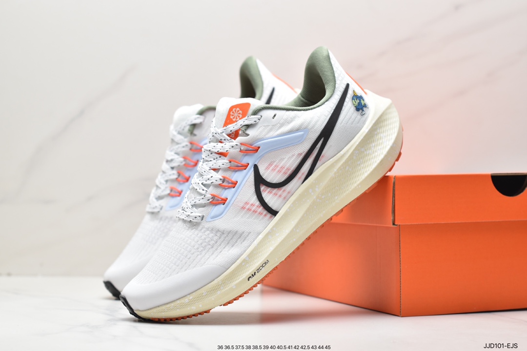 130 耐克Nike Zoom Pegasus 39 代超级飞马涡轮增压马拉松登月39代慢跑鞋DX6050-101