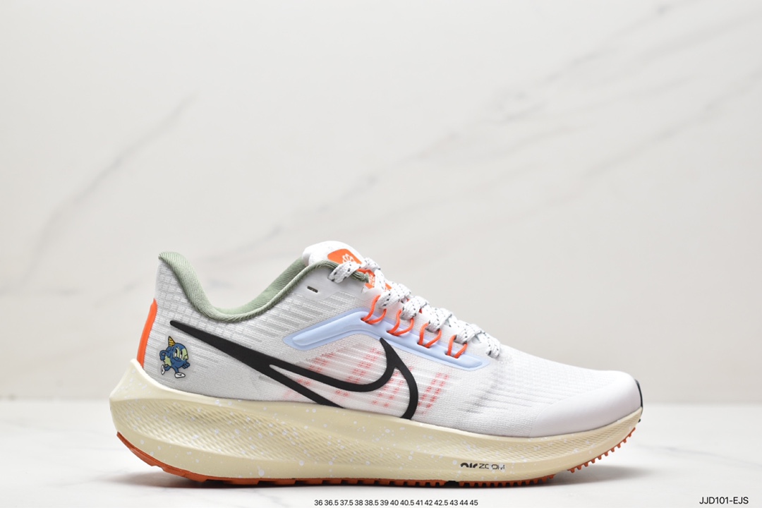 130 耐克Nike Zoom Pegasus 39 代超级飞马涡轮增压马拉松登月39代慢跑鞋DX6050-101
