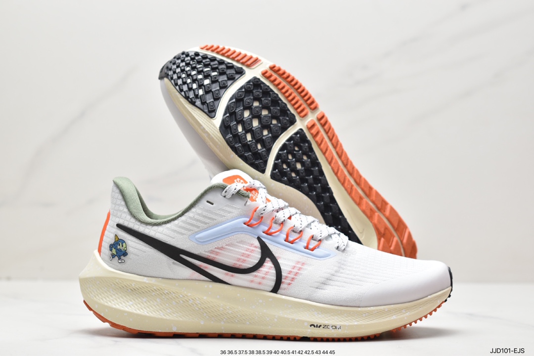 130 耐克Nike Zoom Pegasus 39 代超级飞马涡轮增压马拉松登月39代慢跑鞋DX6050-101