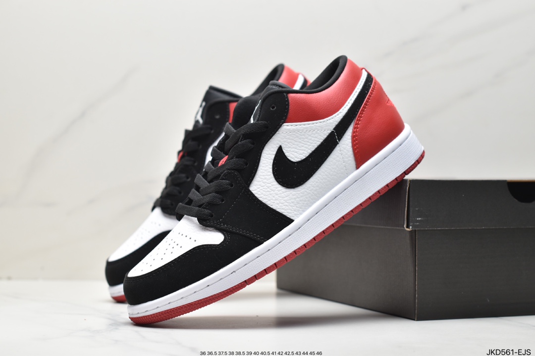 160 耐克Nike Air Jordan 1 Low OG SP”Black/Red”AJ1乔丹一代经典低帮553560-612