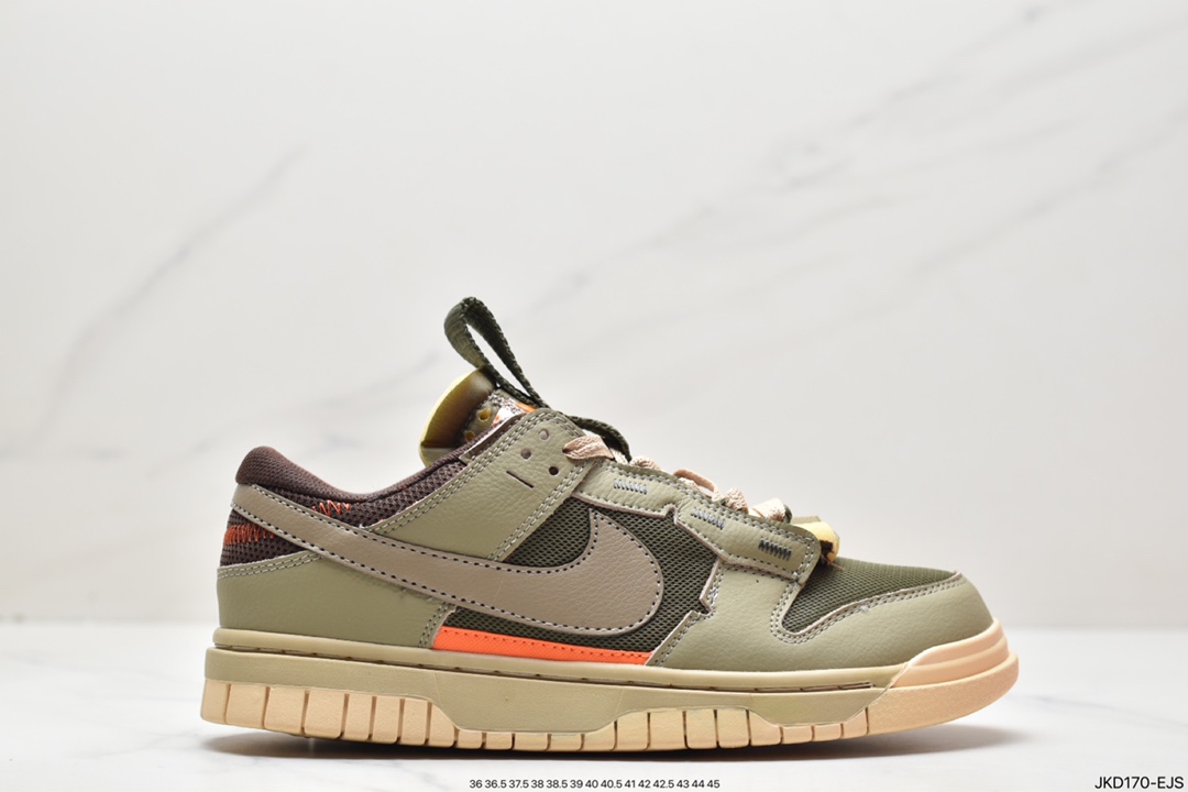 160 VIRGIL ABLOH设计师独立品牌Off-White x Futura x Nike SB DunkPine Green OW扣篮低帮DV0821-100