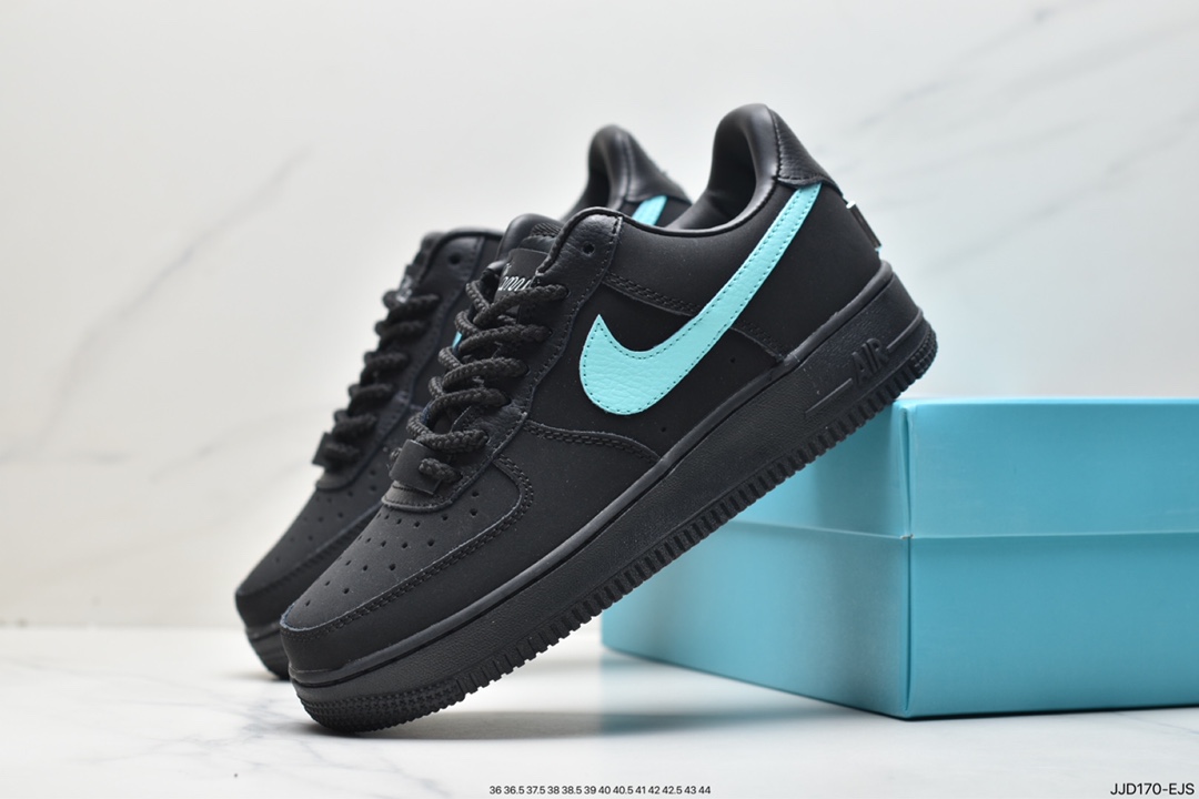 130 联名奢侈品大牌-蒂芙尼/Tiffany & Co. x Nike Air Force 1 Low SP”1837”空军一号DZ1382-001