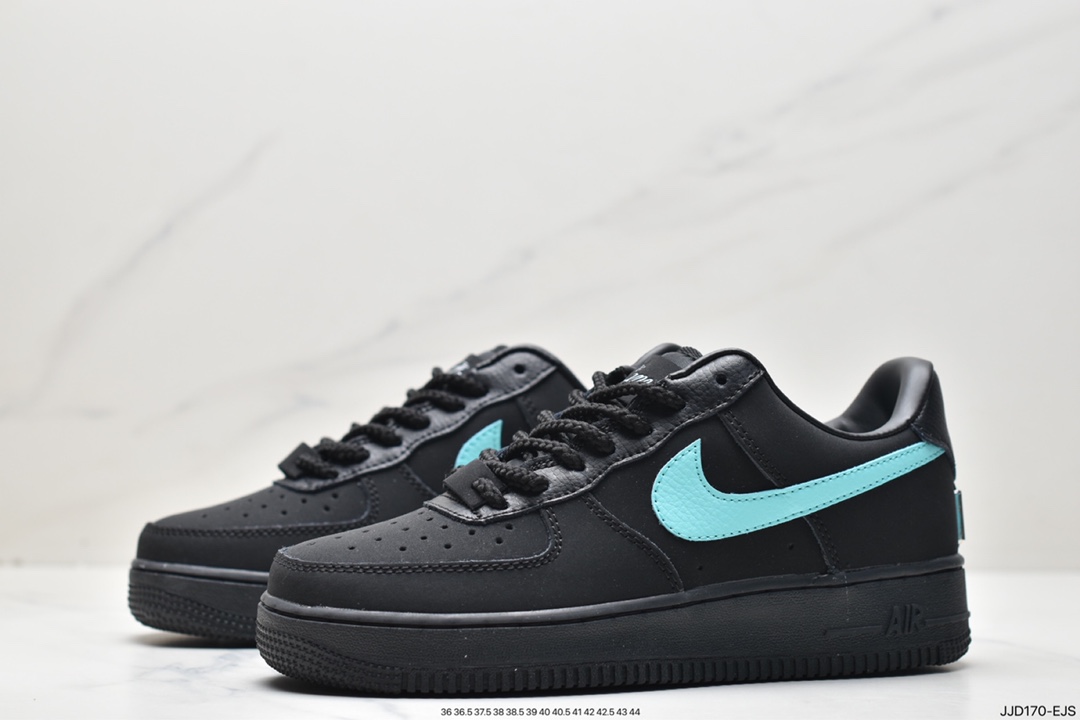 130 联名奢侈品大牌-蒂芙尼/Tiffany & Co. x Nike Air Force 1 Low SP”1837”空军一号DZ1382-001