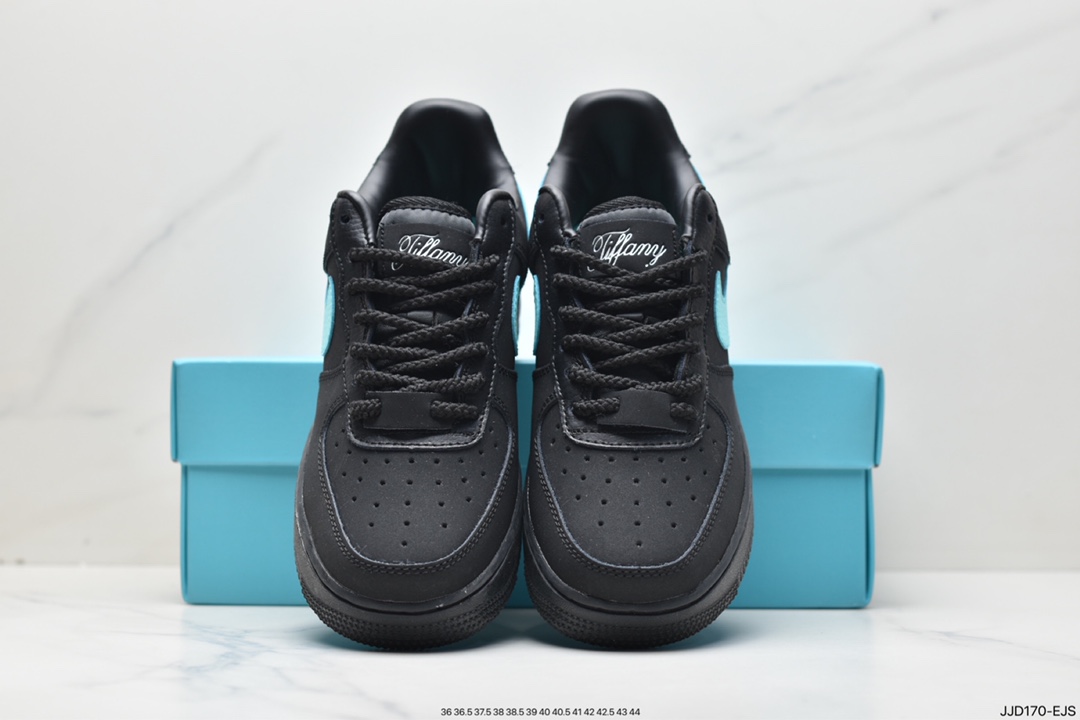 130 联名奢侈品大牌-蒂芙尼/Tiffany & Co. x Nike Air Force 1 Low SP”1837”空军一号DZ1382-001