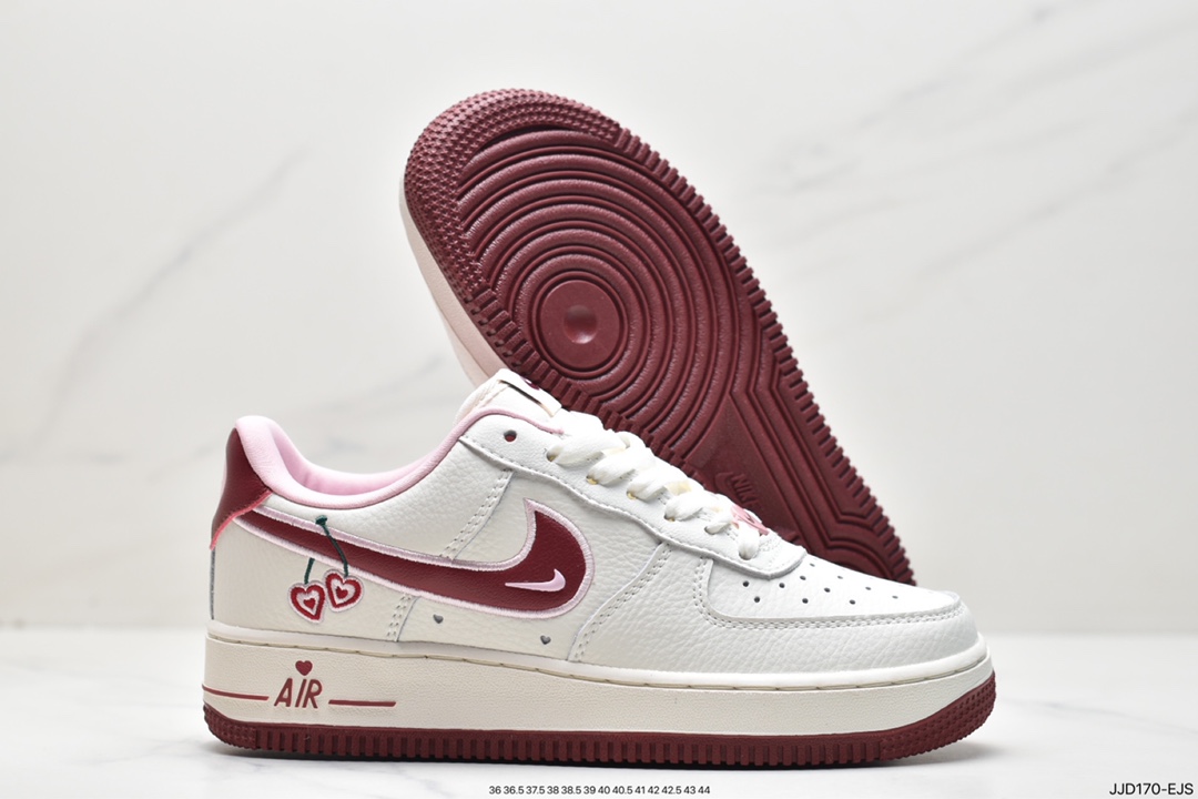130 耐克Nike Air Force 1 Low 07 LX ”Valentine's Day” 空军兔年限定FD4616-161