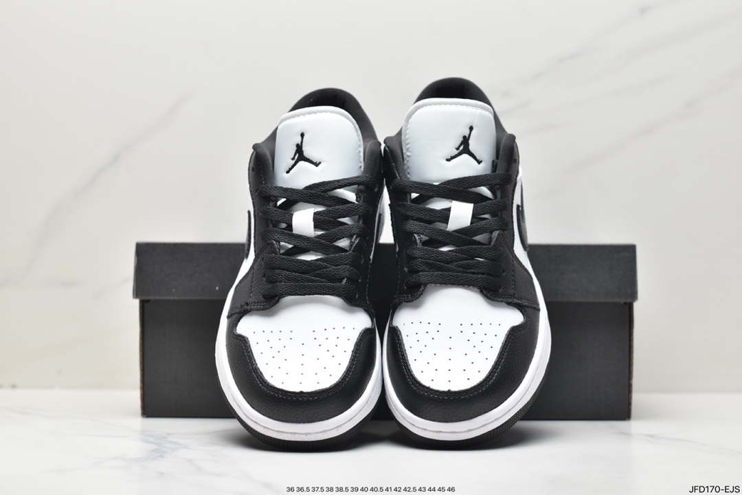 170 Air Jordan 1 Low 黑白熊猫脚趾 AJ1乔1低帮休闲板鞋 DC0774-101