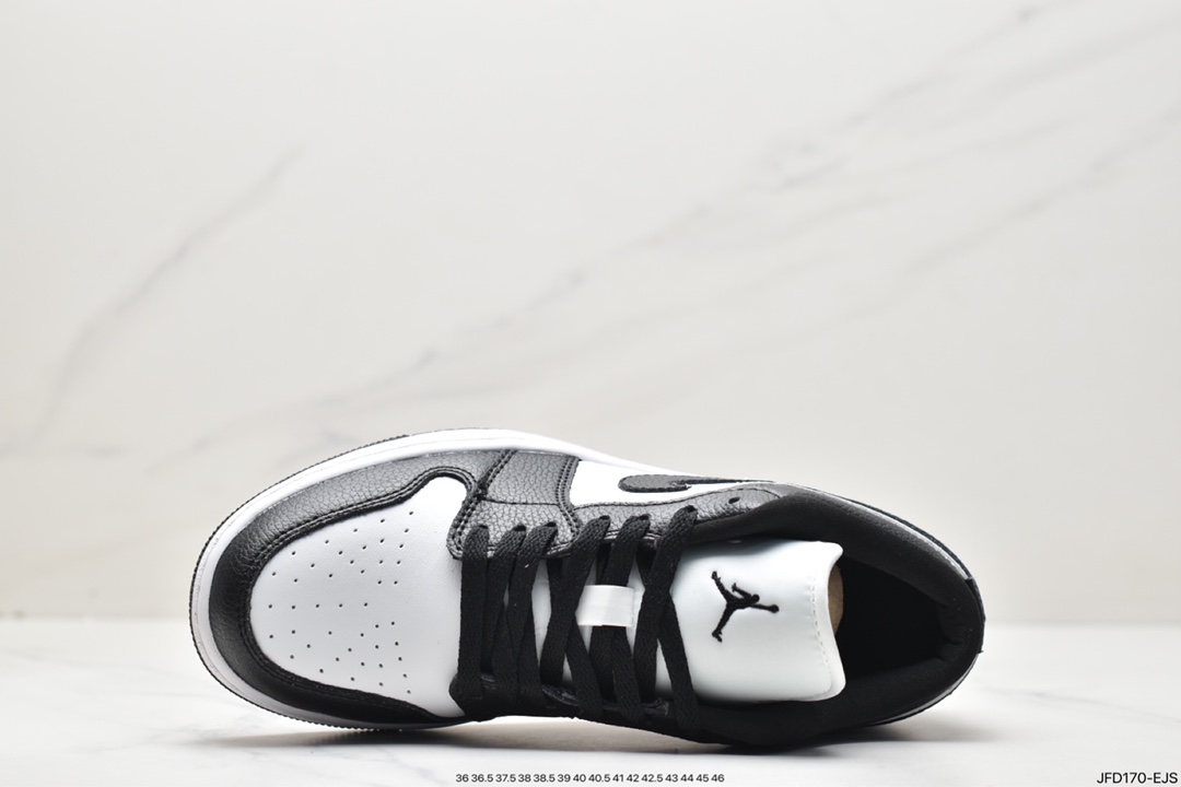 170 Air Jordan 1 Low 黑白熊猫脚趾 AJ1乔1低帮休闲板鞋 DC0774-101