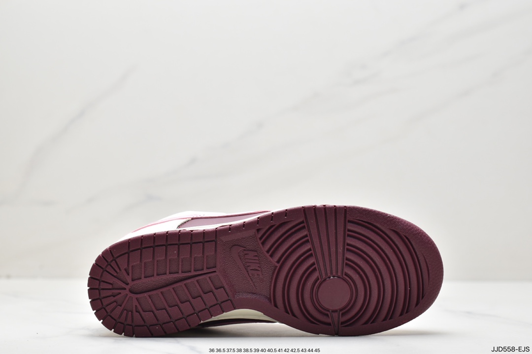 130 耐克Nk Dunk Low 酒红色 情人节 SB低帮运动休闲板鞋DR9705-100