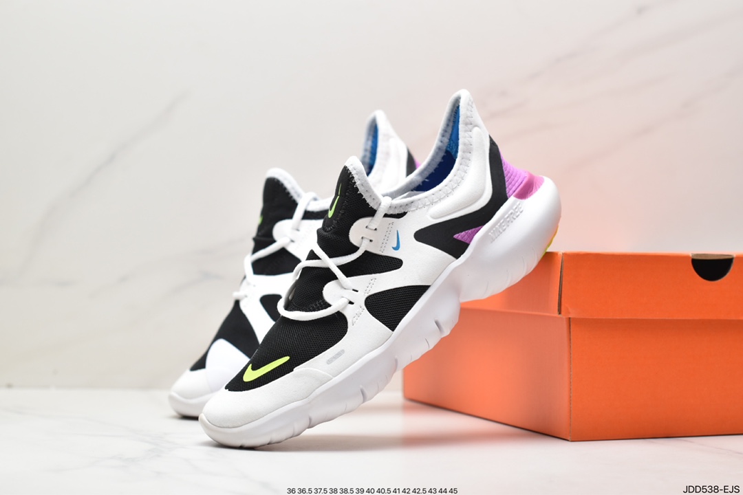 120 耐克Nike Wmns Free Rn 5.0 2019 赤足超弹力大底 跑步鞋 AQ1289-106