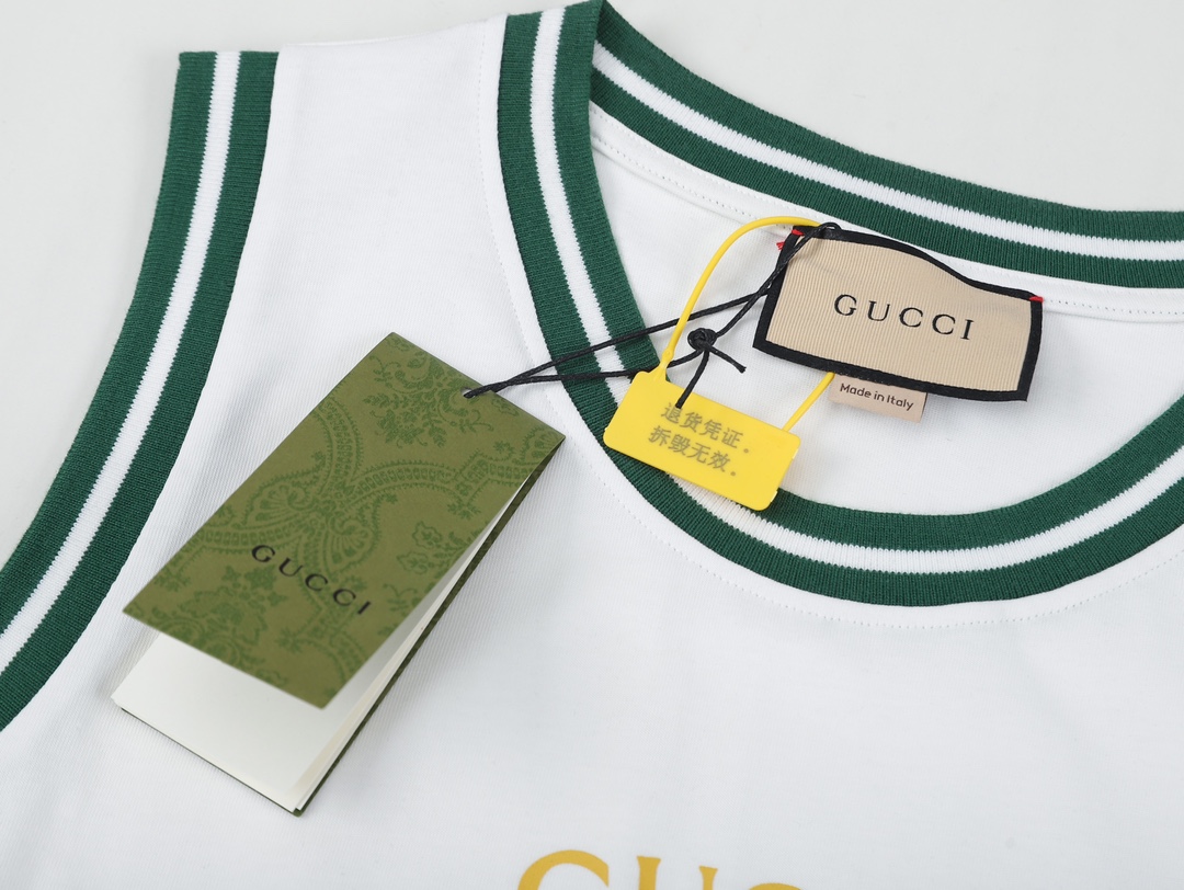 170 Gucci 2023新款 GG印花背心短袖