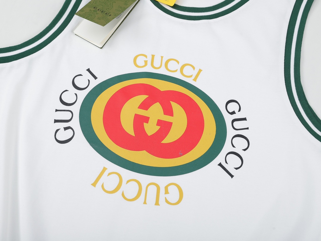 170 Gucci 2023新款 GG印花背心短袖