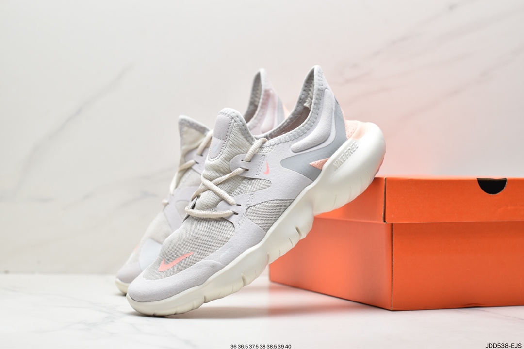 120 耐克Nike Wmns Free Rn 5.0 2019 赤足超弹力大底 跑步鞋 AQ1289-106