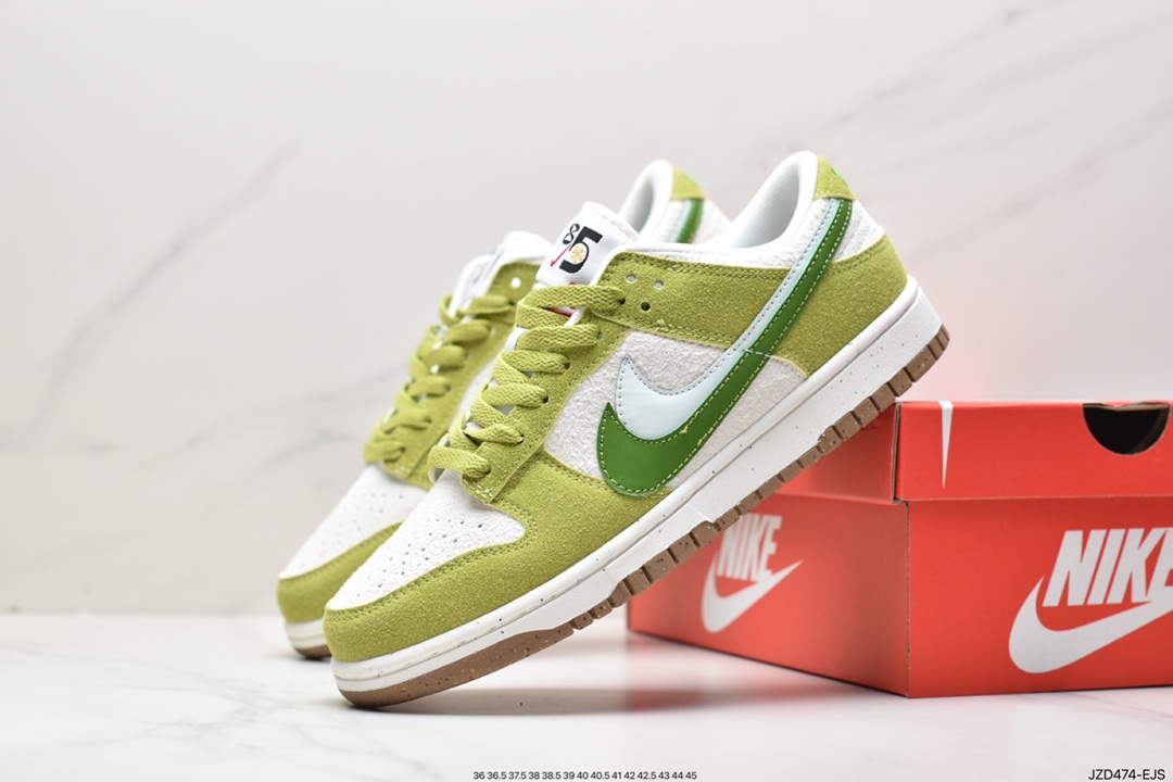 140 耐克Nk SB Dunk Low ”Gorge Green” 豆沙绿配色 SB低帮休闲板鞋 FB7160-161