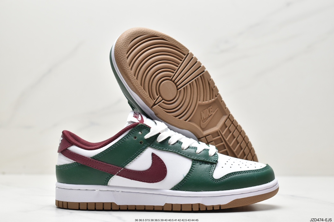 140 耐克Nk SB Dunk Low ”Gorge Green” 豆沙绿配色 SB低帮休闲板鞋 FB7160-161