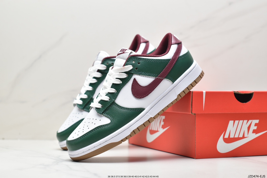 140 耐克Nk SB Dunk Low ”Gorge Green” 豆沙绿配色 SB低帮休闲板鞋 FB7160-161