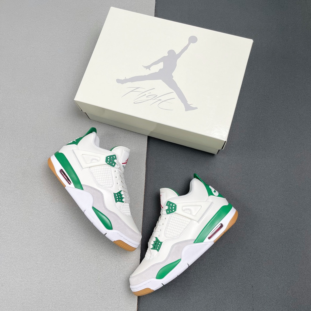 AJ4白绿鞋码40-47.5总裁清远