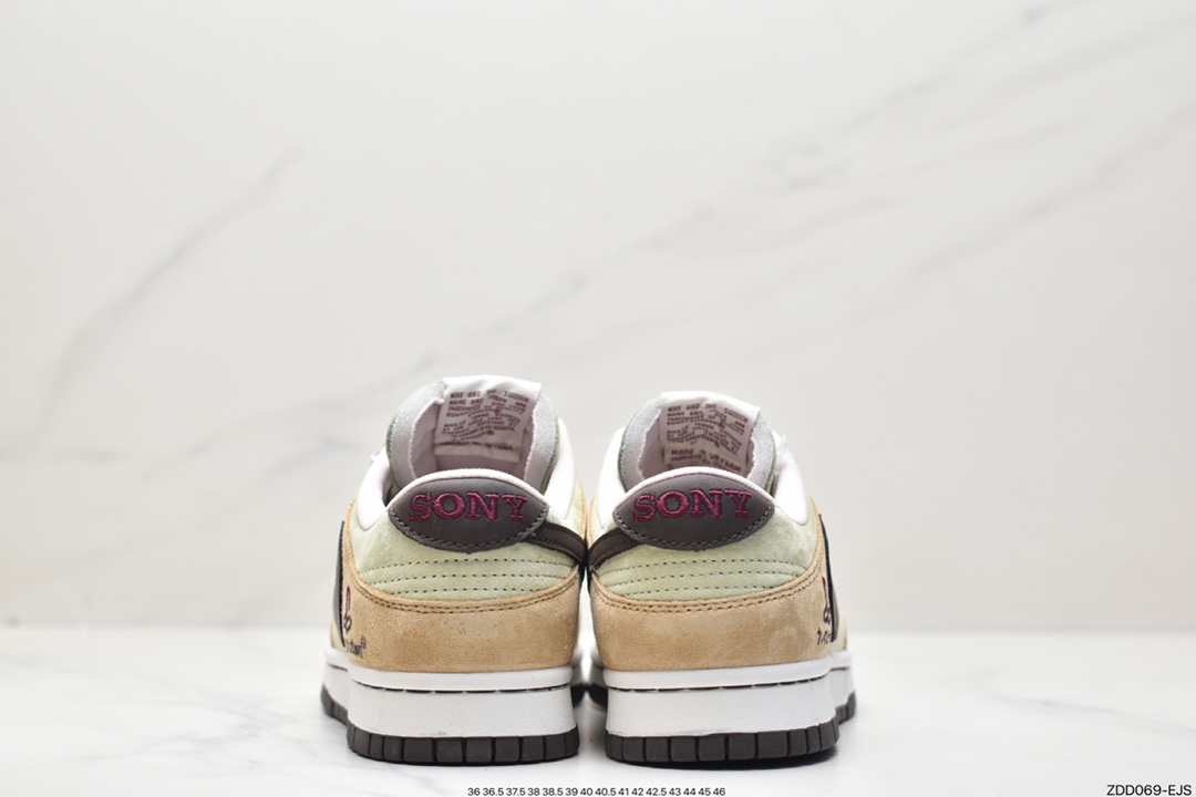 230 Sony PlayStation 5 x Travis Scott x SB Dunk Low PS5 米黄 CU1726-666