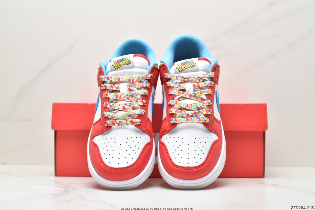 250 LeBron James x Nike Dunk Low 水果麦片 耐克SB低帮板鞋DH8009-600