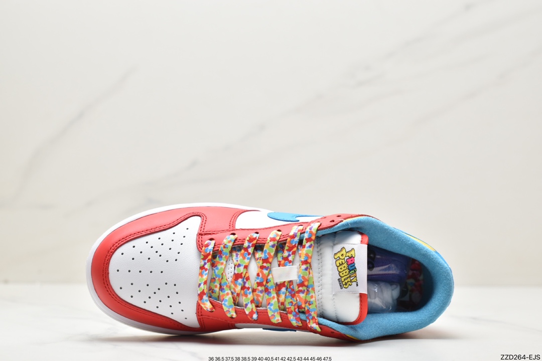 250 LeBron James x Nike Dunk Low 水果麦片 耐克SB低帮板鞋DH8009-600