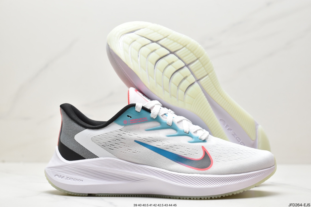 170 耐克Nike Air Zoom Winflo W7代 网面透气 训练跑步鞋 CJ0291-100