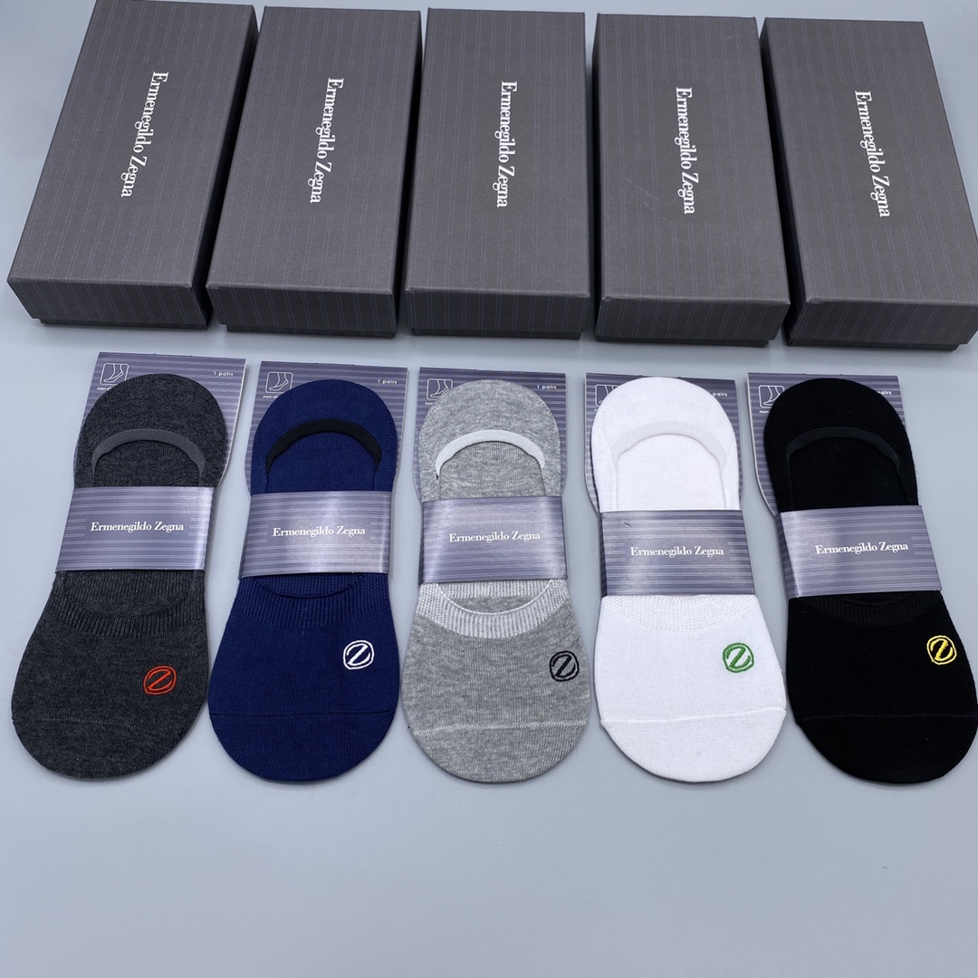 Ermenegildo Zegna Invisible Socks: Top Quality, Breathable, Anti-Odor, 5 Pairs 4 i1679105482 2244 2