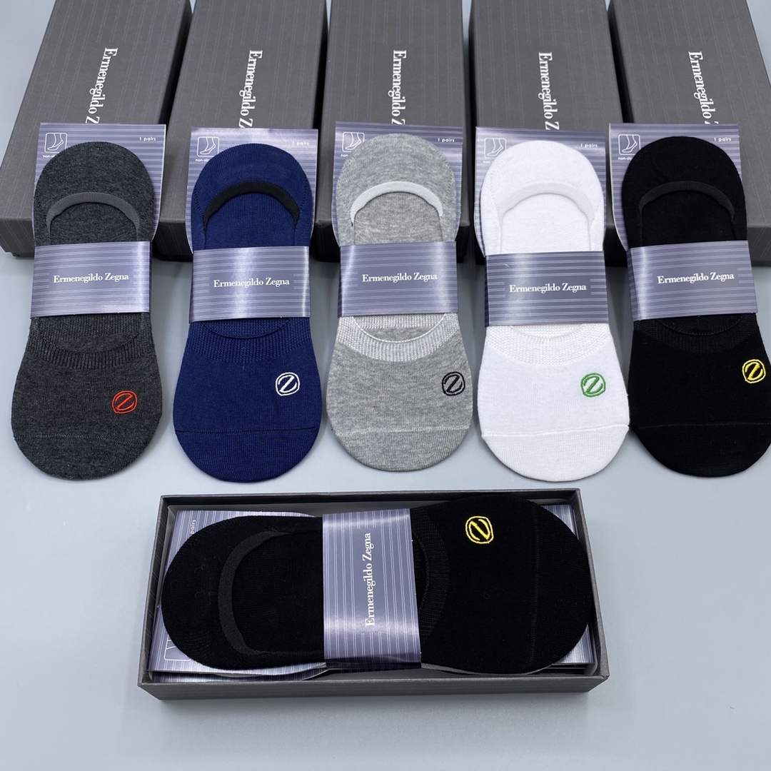 Ermenegildo Zegna Invisible Socks: Top Quality, Breathable, Anti-Odor, 5 Pairs 3 i1679105482 2917 1