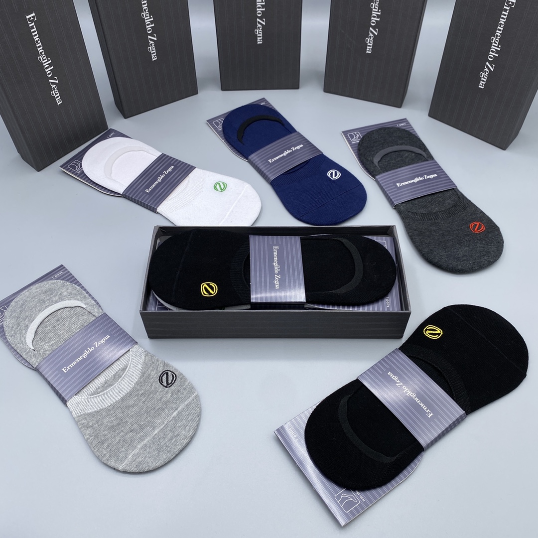 Ermenegildo Zegna Invisible Socks: Top Quality, Breathable, Anti-Odor, 5 Pairs 9 i1679105482 6651 7