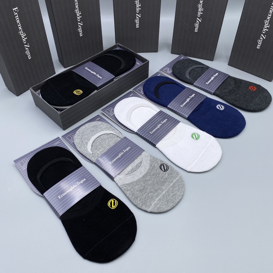 Ermenegildo Zegna Invisible Socks: Top Quality, Breathable, Anti-Odor, 5 Pairs 8 i1679105482 9944 6