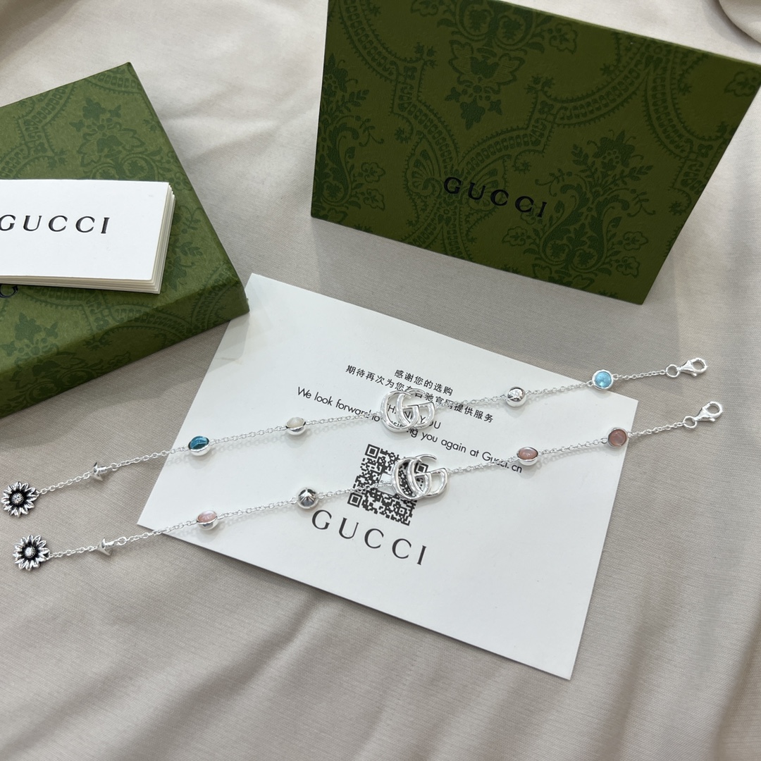 NO:101776,Gucci 925 sterling silver double G turquoise, pink fritillary bracelet size 20cm adjustable, Gucci bracelet, gucci, gucci, bracelet, pure silver19860909Gucci古驰925纯银双G绿松石,粉贝母手链 尺寸20cm 可调节,古驰手链,gucci,gucci,bracelet,pure silver,Jewelry