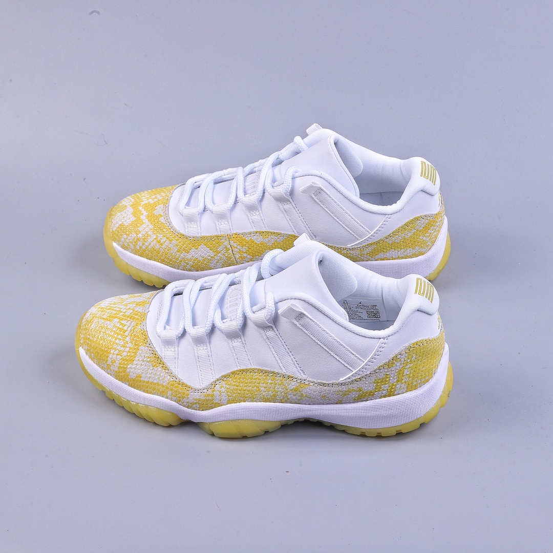 280 Air Jordan 11 Low "Yellow Snakeskin" AJ11 复刻黄色蛇纹AH7860-107