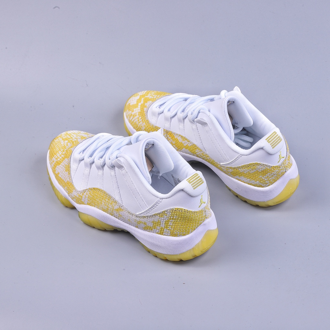 280 Air Jordan 11 Low "Yellow Snakeskin" AJ11 复刻黄色蛇纹AH7860-107