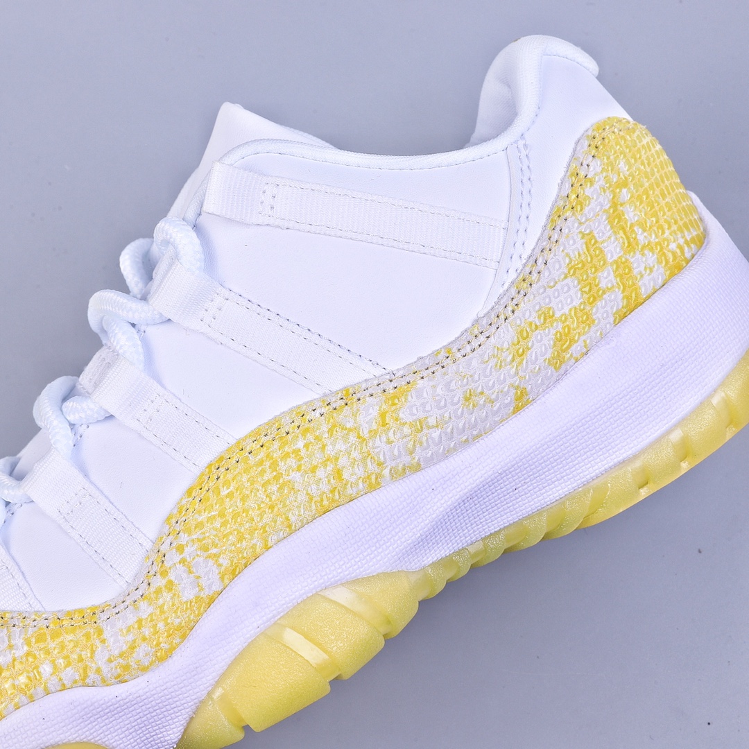 280 Air Jordan 11 Low "Yellow Snakeskin" AJ11 复刻黄色蛇纹AH7860-107