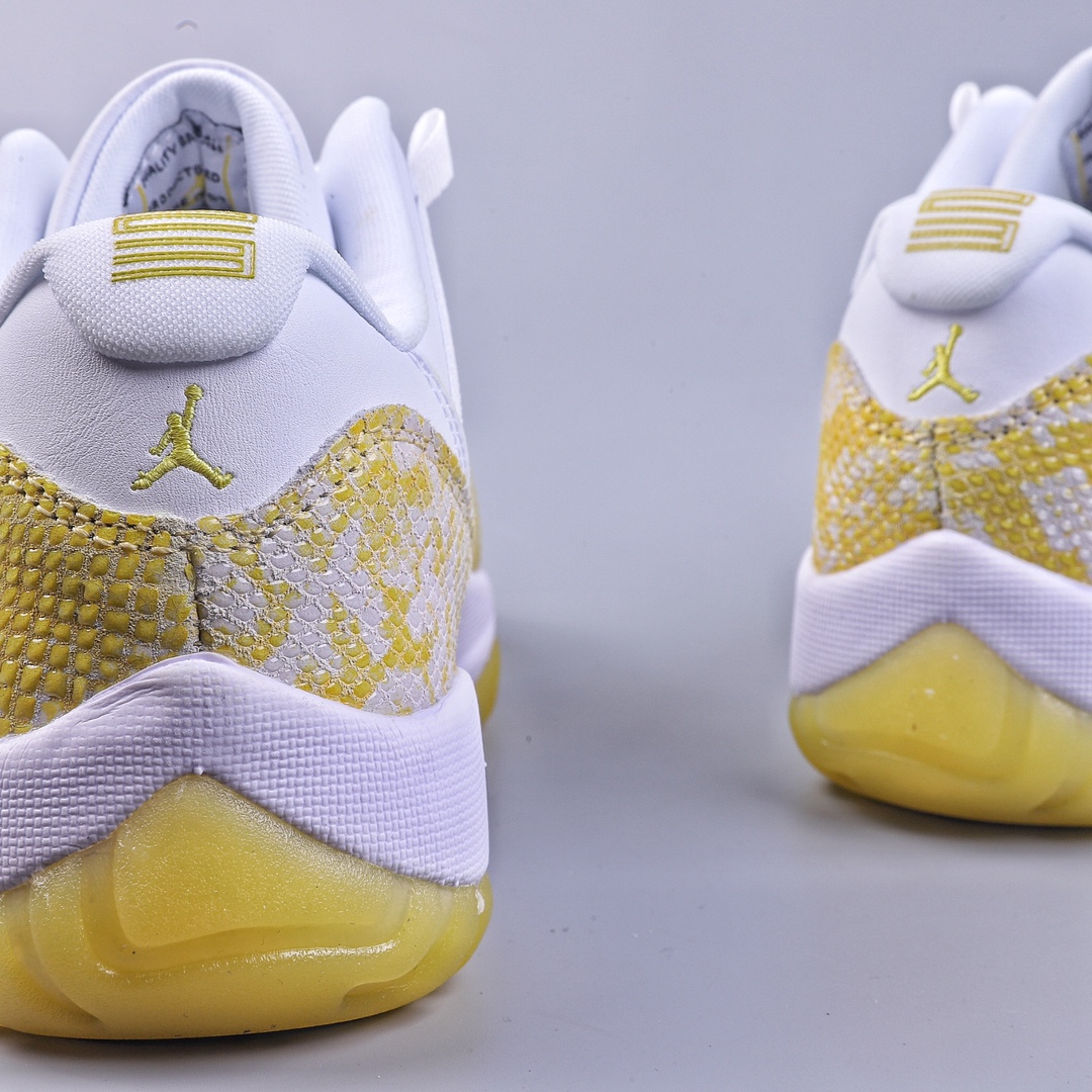 280 Air Jordan 11 Low "Yellow Snakeskin" AJ11 复刻黄色蛇纹AH7860-107