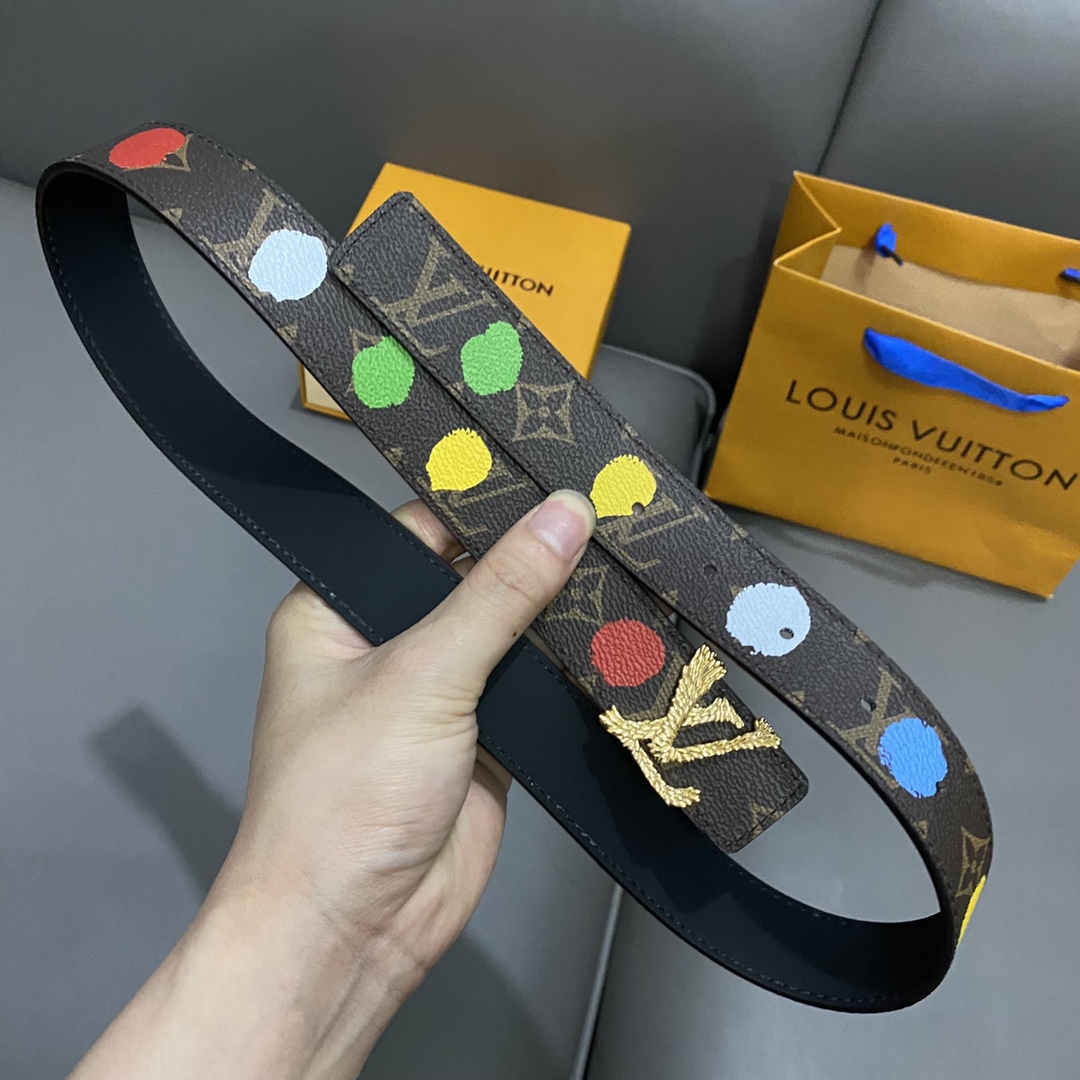 mirror quality
 Louis Vuitton Belts Women Calfskin Cowhide Summer Collection