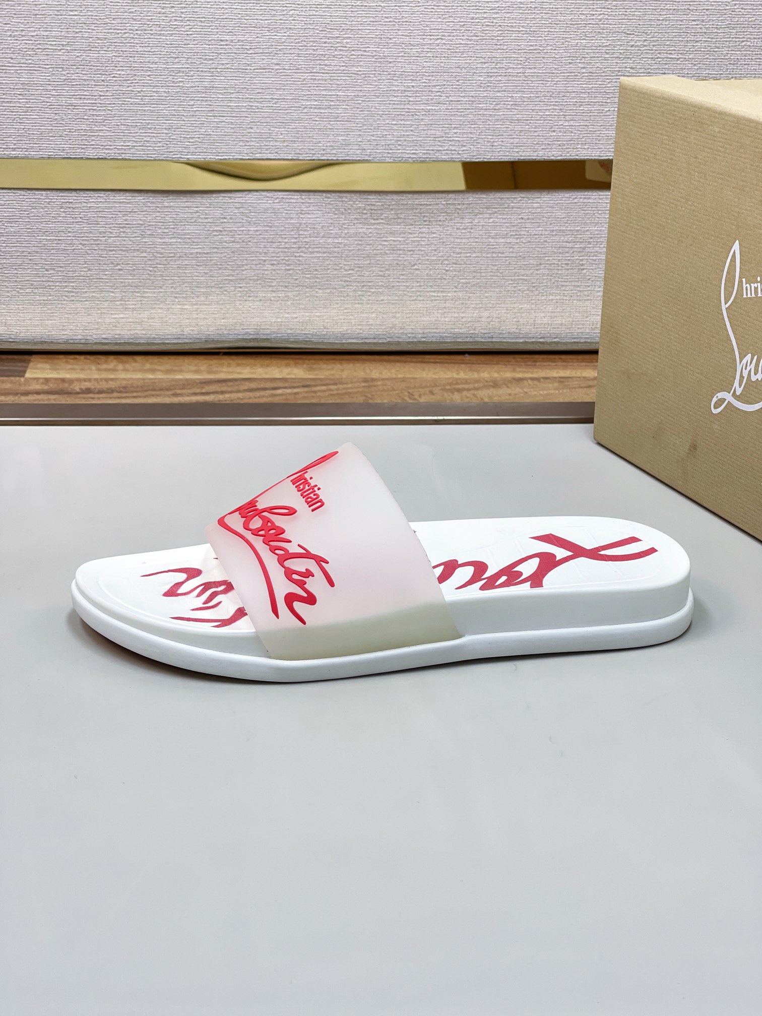 [CL zapatos inferiores rojos] tamaño 38-45 zapatillas clásicas de los hombres, el sitio web oficial 