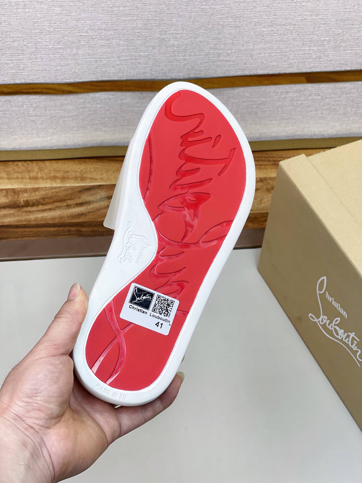 [CL zapatos inferiores rojos] tamaño 38-45 zapatillas clásicas de los hombres, el sitio web oficial 