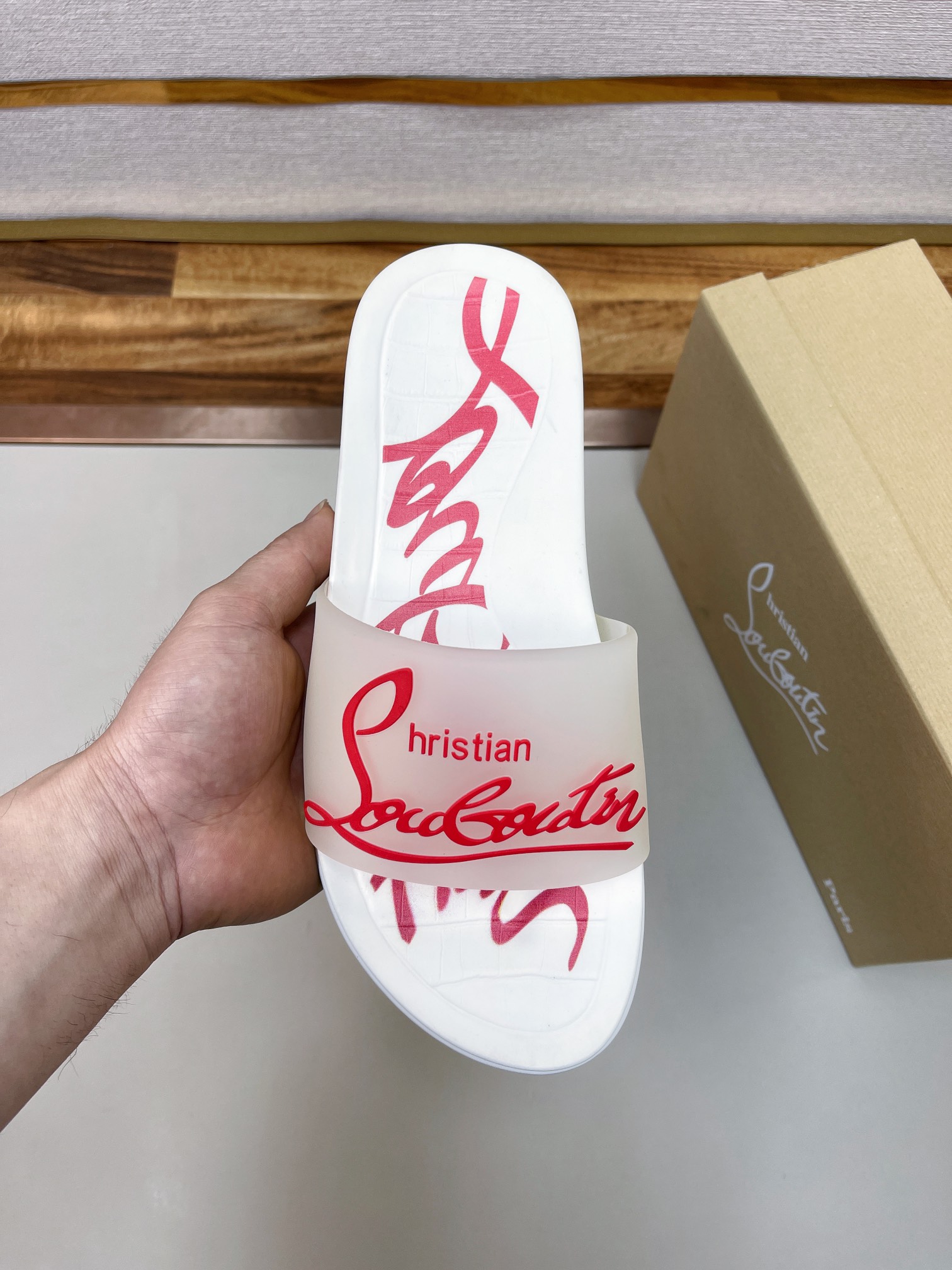 [CL zapatos inferiores rojos] tamaño 38-45 zapatillas clásicas de los hombres, el sitio web oficial 