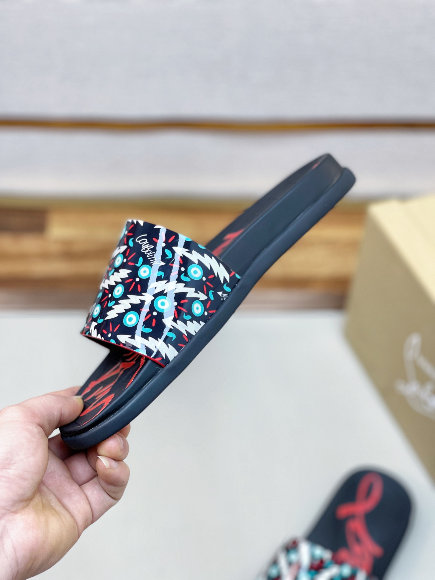 [CL zapatos inferiores rojos] tamaño 38-45 zapatillas clásicas de los hombres, el sitio web oficial 