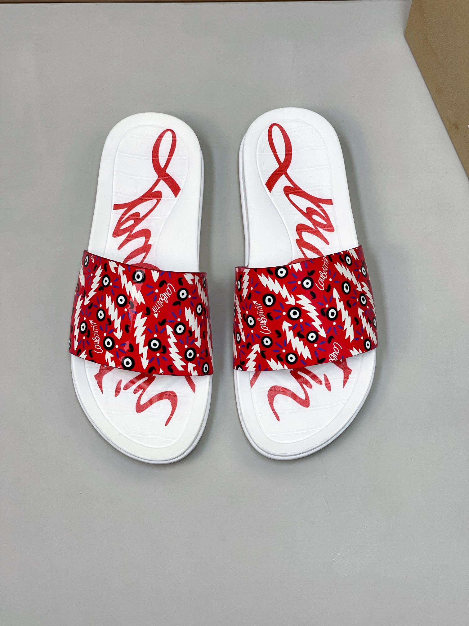 [CL zapatos inferiores rojos] tamaño 38-45 zapatillas clásicas de los hombres, el sitio web oficial