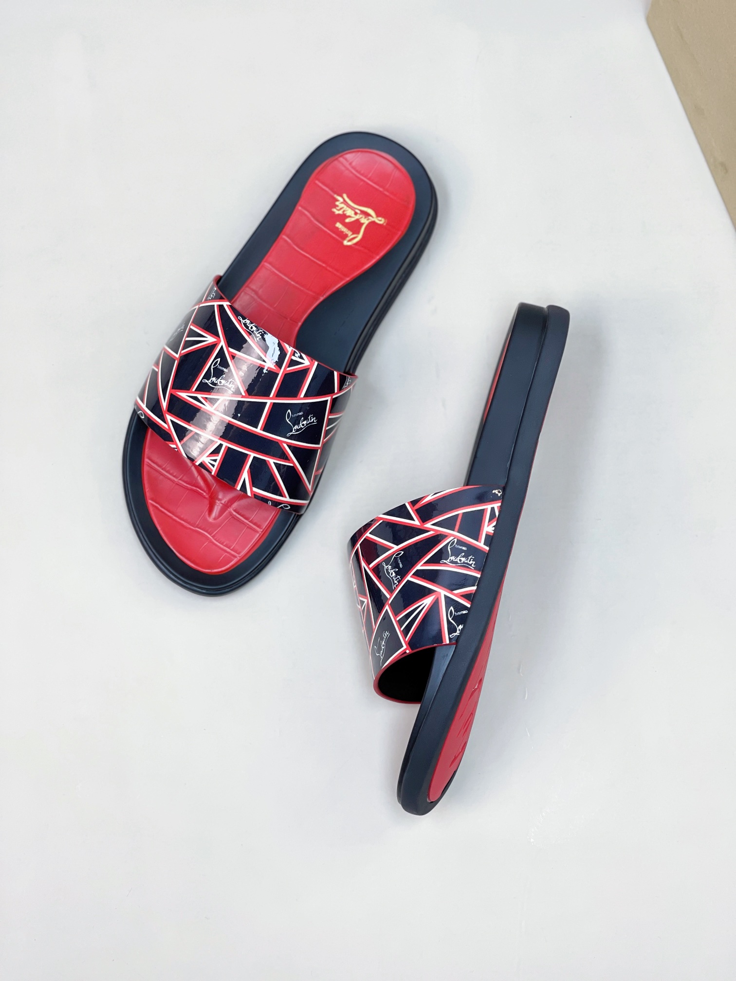 [CL zapatos inferiores rojos] tamaño 38-45 zapatillas clásicas de los hombres, el sitio web oficial 