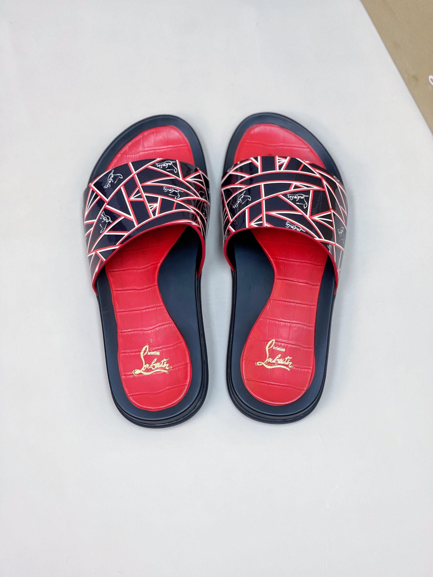 [CL zapatos inferiores rojos] tamaño 38-45 zapatillas clásicas de los hombres, el sitio web oficial 