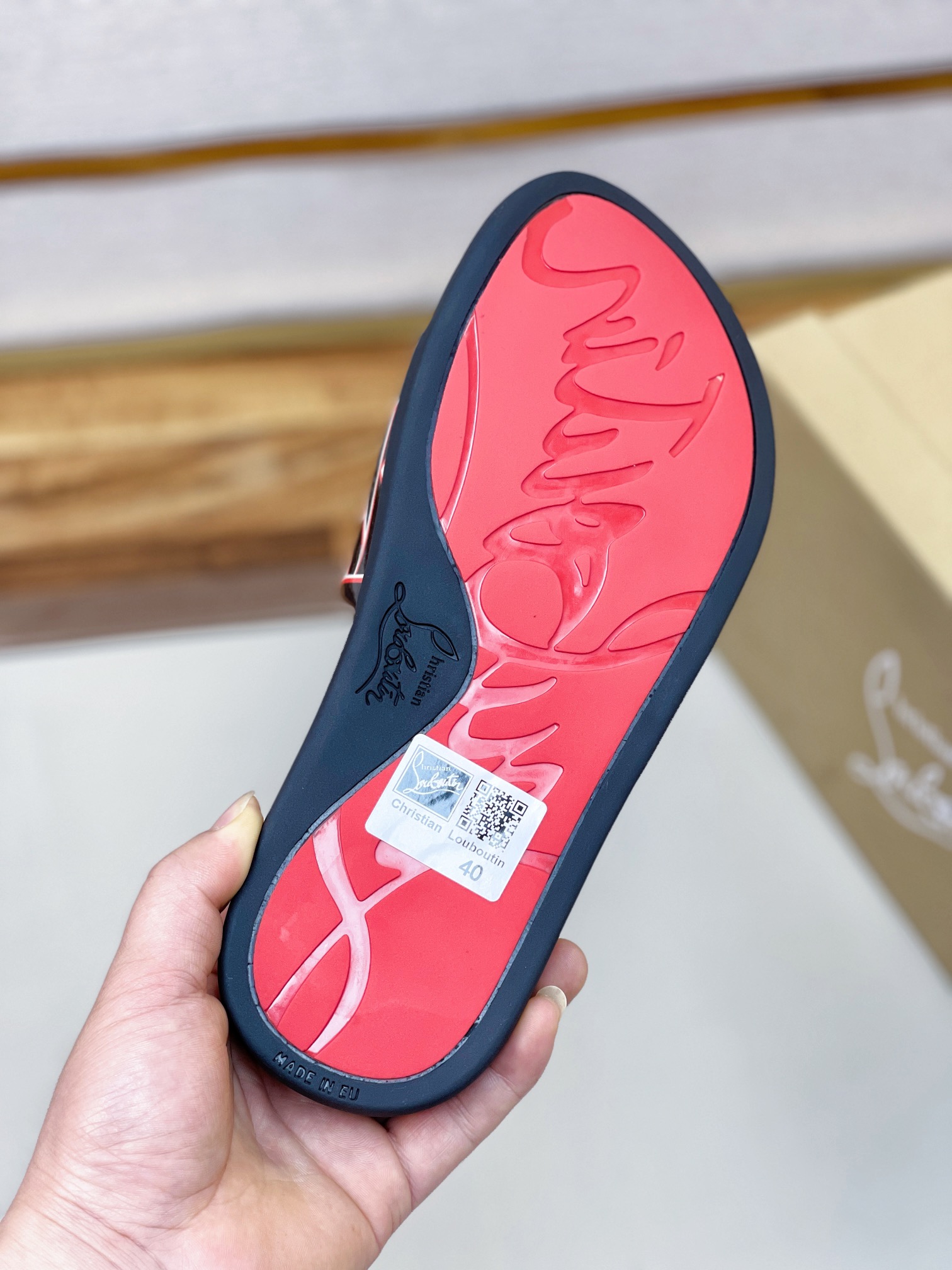 [CL zapatos inferiores rojos] tamaño 38-45 zapatillas clásicas de los hombres, el sitio web oficial 