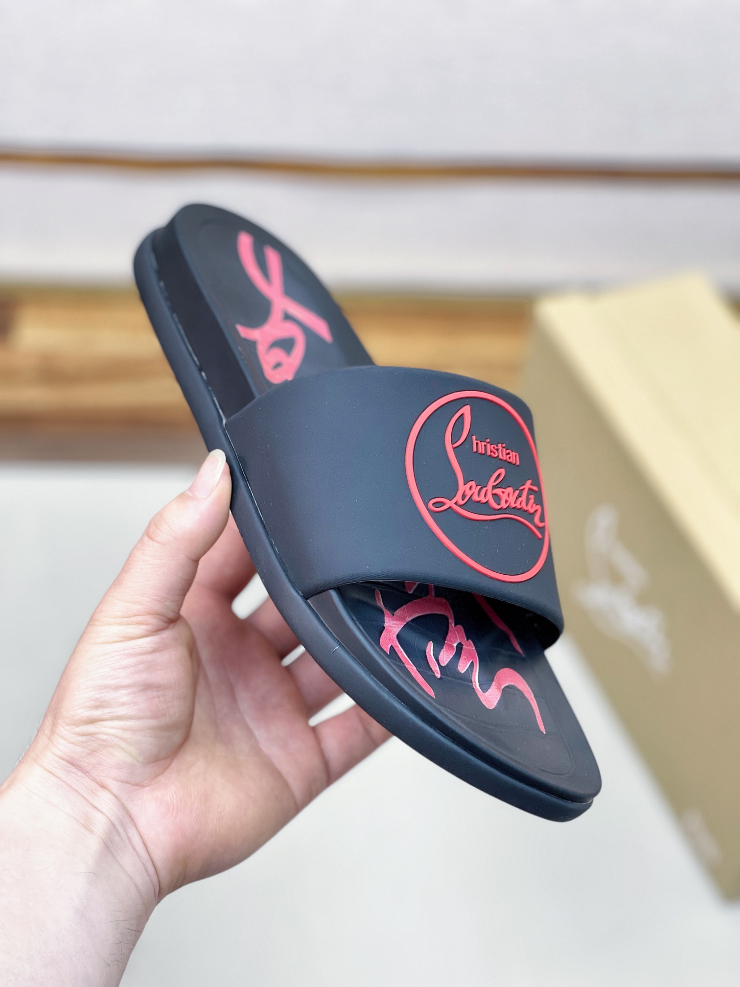 [CL zapatos inferiores rojos] tamaño 38-45 zapatillas clásicas de los hombres, el sitio web oficial 